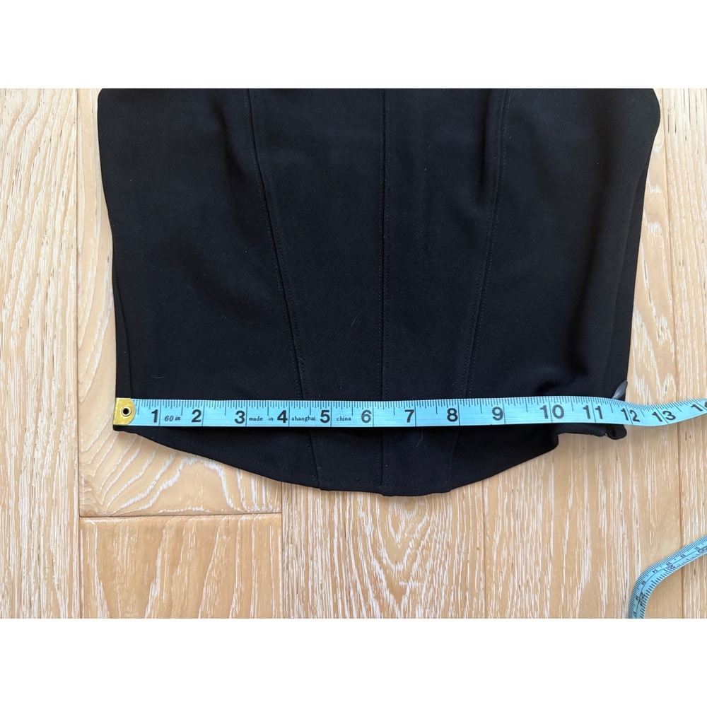 ABERCROMBIE & FITCH Women Corset Top Goth‎ Minimalist Regencycore Small - Picture 9 of 9